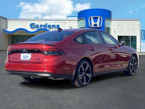 Radiant Red Metallic 2026 Honda Accord Hybrid Sport
