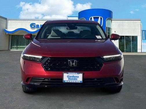 Radiant Red Metallic 2026 Honda Accord Hybrid EX-L