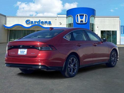 Radiant Red Metallic 2026 Honda Accord Hybrid EX-L