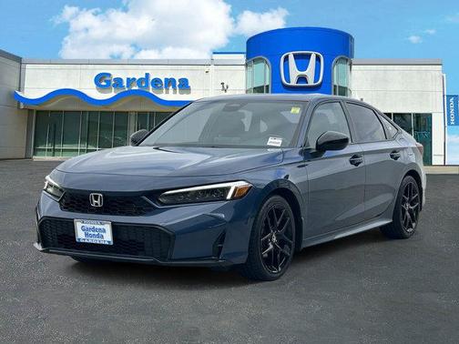 Boost Blue Pearl 2025 Honda Civic Hybrid