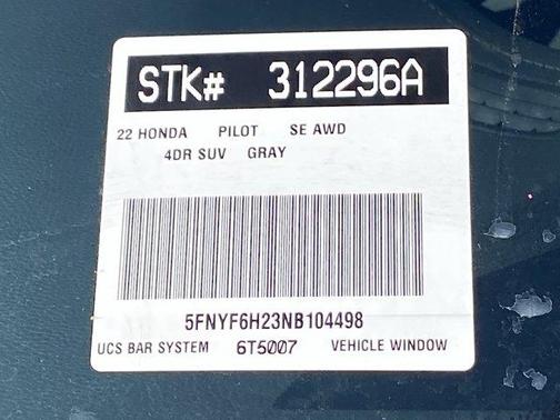 2022 Honda Pilot Special Edition