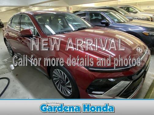Red 2025 Hyundai SONATA Hybrid SEL