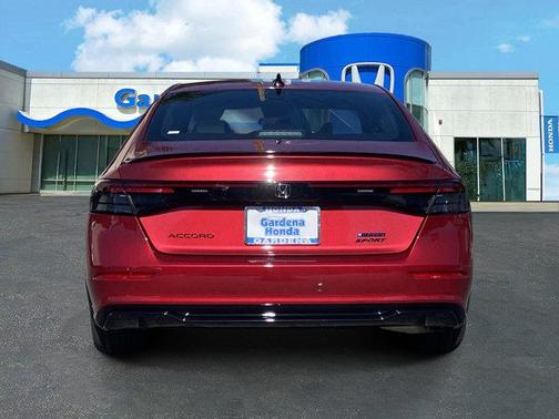Radiant Red Metallic 2026 Honda Accord Hybrid Sport-L