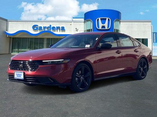 Radiant Red Metallic 2026 Honda Accord Hybrid Sport-L
