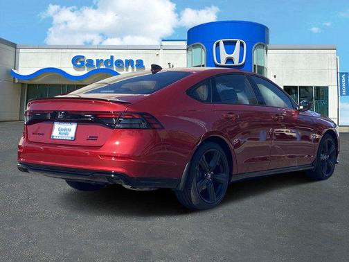 Radiant Red Metallic 2026 Honda Accord Hybrid Sport-L