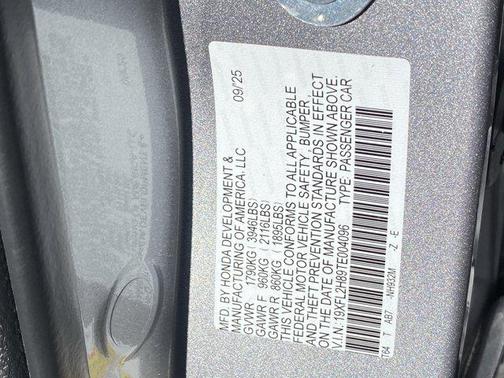 2026 Honda Civic Sport