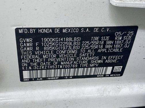 2026 Honda HR-V Sport