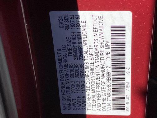 2024 Honda CR-V Hybrid Sport-L