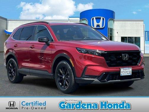 Red 2025 Honda CR-V Hybrid Sport-L