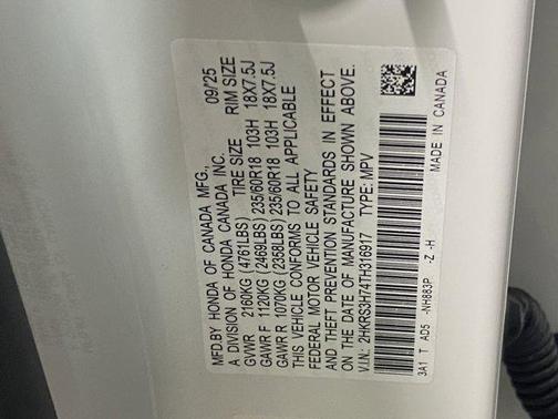 2026 Honda CR-V EX-L