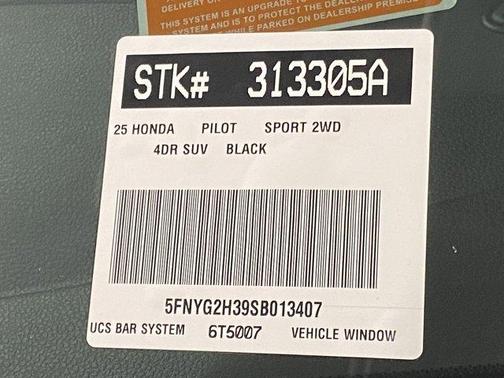 2025 Honda Pilot Sport