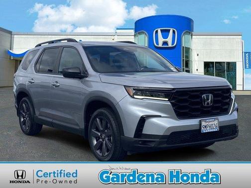 Silver 2025 Honda Pilot Sport