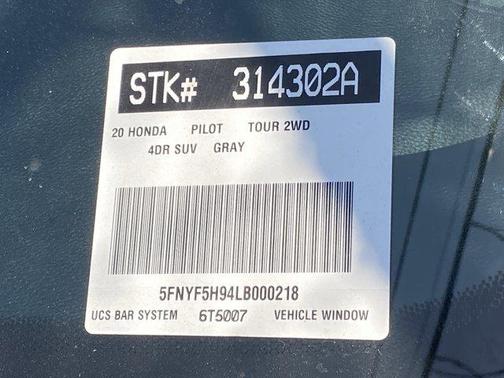 Red 2020 Honda Pilot Touring 8-Passenger