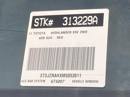 2021 Toyota Highlander XSE