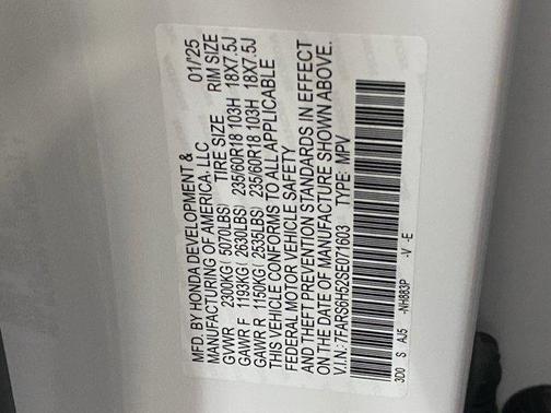 2025 Honda CR-V Hybrid Sport