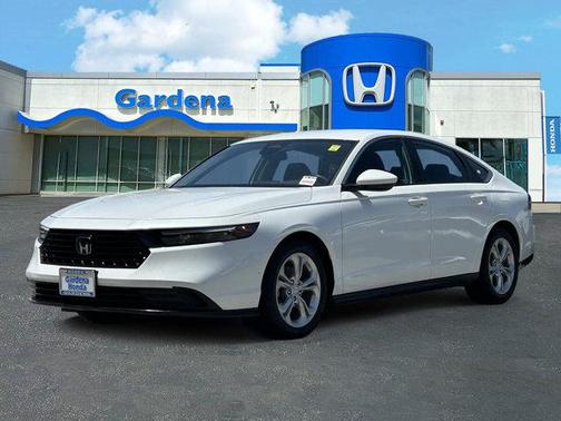 Platinum White Pearl 2024 Honda Accord LX