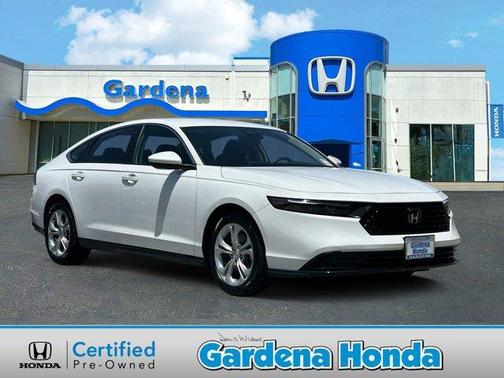 Platinum White Pearl 2024 Honda Accord LX