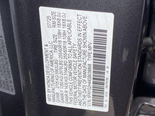 2025 Honda Pilot EX-L