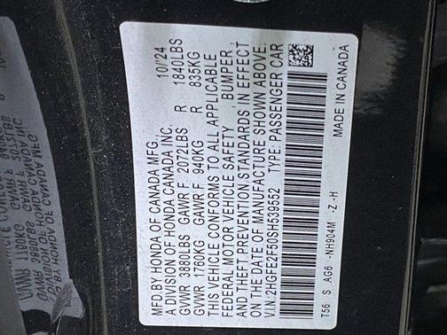 2025 Honda Civic Sport