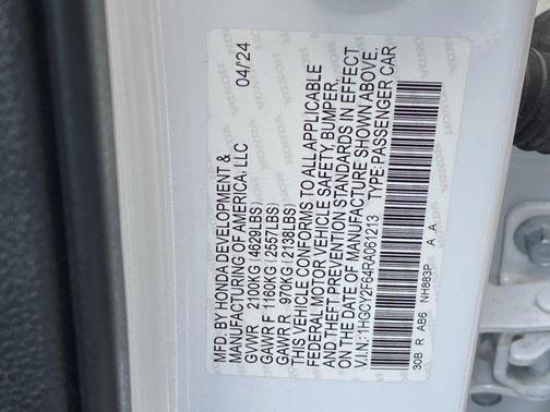 2024 Honda Accord Hybrid EX-L