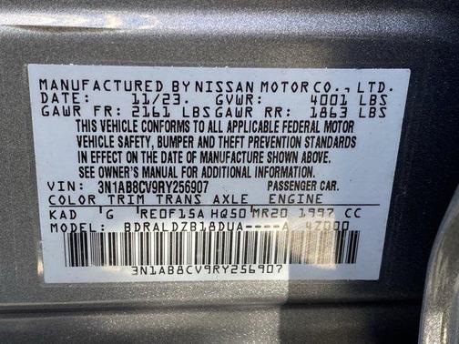 2024 Nissan Sentra SV