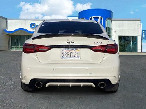 Majestic White 2021 INFINITI Q50 3.0t Red Sport 400
