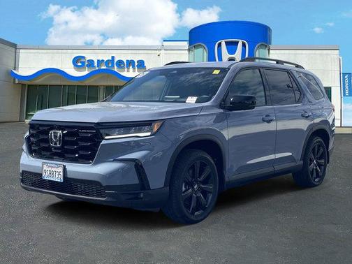 Sonic Gray Pearl 2025 Honda Pilot Black Edition