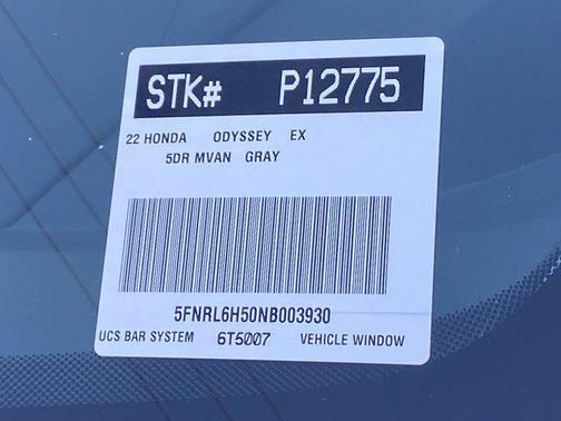 2022 Honda Odyssey EX