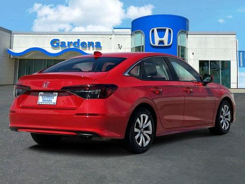 Red 2026 Honda Civic LX