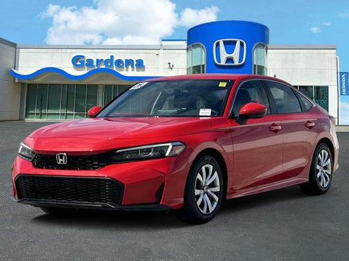 Red 2026 Honda Civic LX