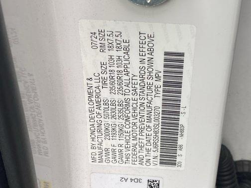 2025 Honda CR-V Hybrid Sport-L