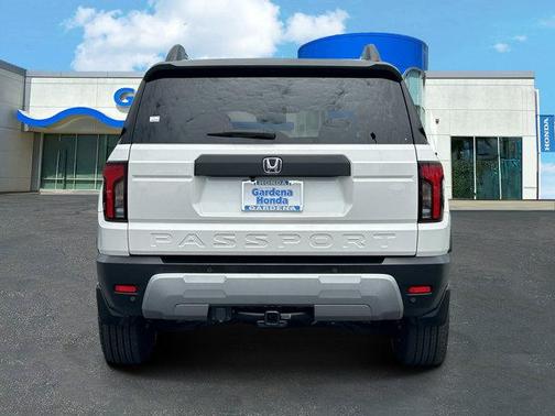 White 2026 Honda Passport RTL Towing