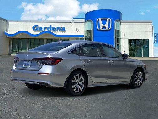Solar Silver Metallic 2026 Honda Civic LX