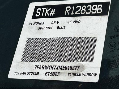 Blue 2021 Honda CR-V Special Edition