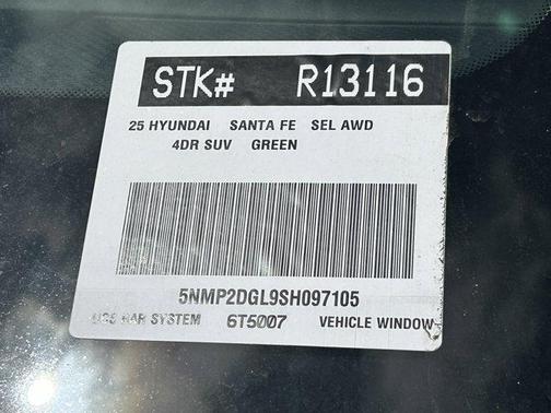 Green 2025 Hyundai SANTA FE SEL
