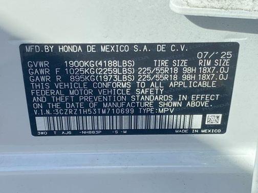 2026 Honda HR-V Sport