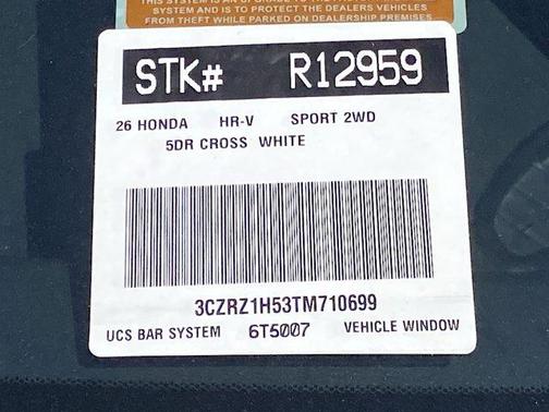 2026 Honda HR-V Sport