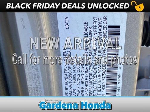 2025 Honda Accord SE