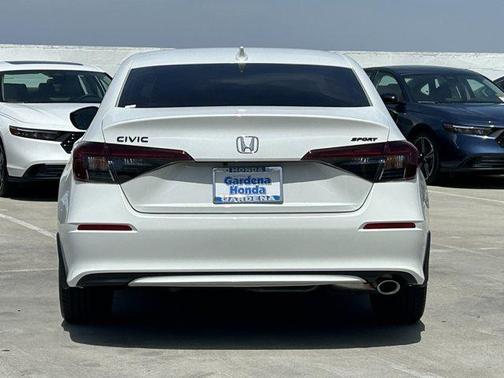 Platinum White Pearl 2026 Honda Civic Sport