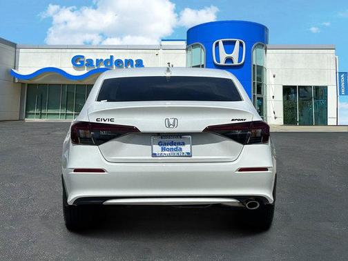 Platinum White Pearl 2026 Honda Civic Sport