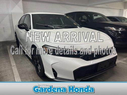 Platinum White Pearl 2026 Honda Civic Sport