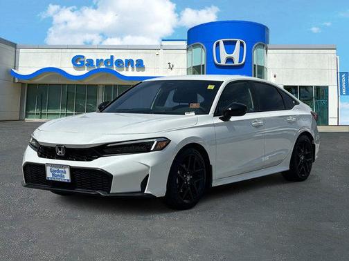 Platinum White Pearl 2026 Honda Civic Sport