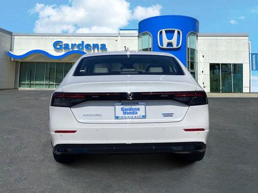 Platinum White Pearl 2026 Honda Accord Hybrid Touring