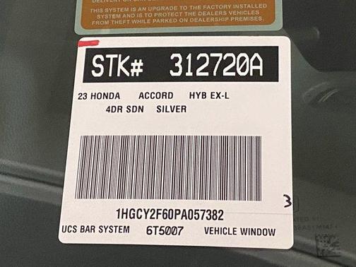 2023 Honda Accord Hybrid EX-L