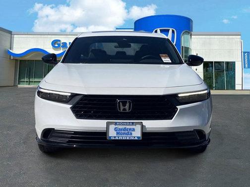 Platinum White Pearl 2026 Honda Accord Hybrid Sport-L