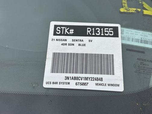 Electric Blue Metallic 2021 Nissan Sentra SV