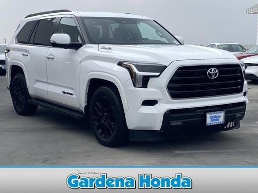 White 2025 Toyota Sequoia SR5