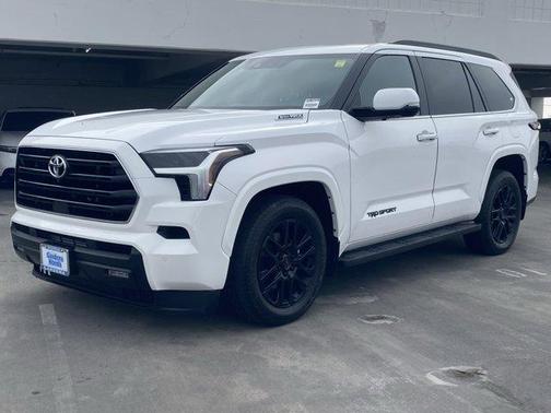 White 2025 Toyota Sequoia SR5