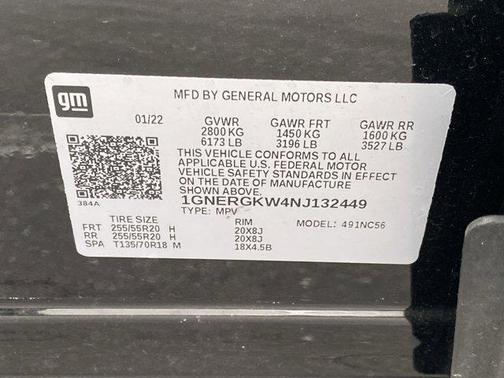 2022 Chevrolet Traverse LT Cloth