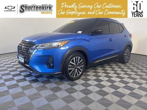 Electric Blue Metallic 2022 Nissan Kicks SR